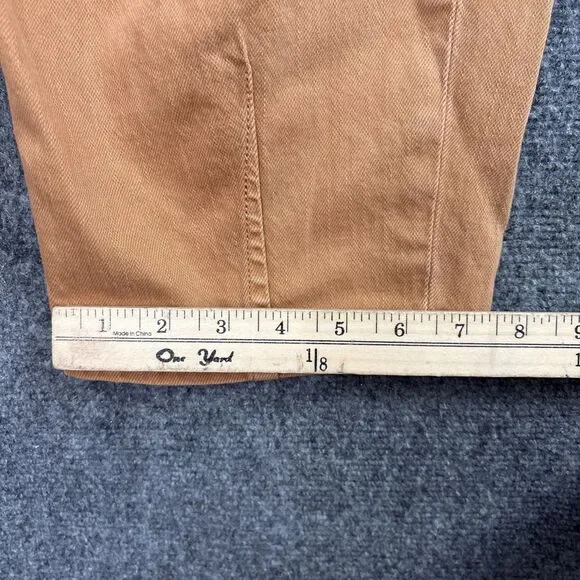 Pilcro The Breaker Pants Womens Size 28 Brown Relaxed High Rise Flawed - Picture 9 of 12